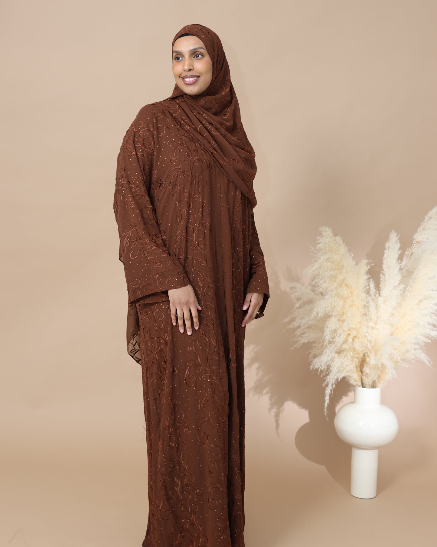 Blossom Open Abaya