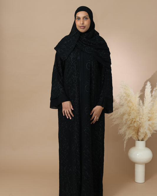Blossom Open Abaya