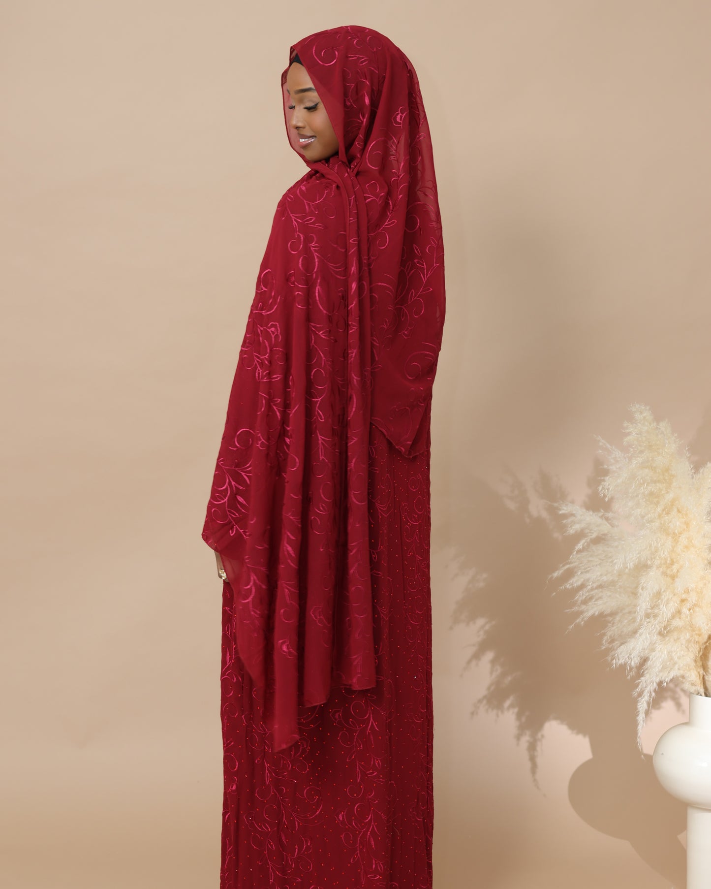 Blossom Open Abaya