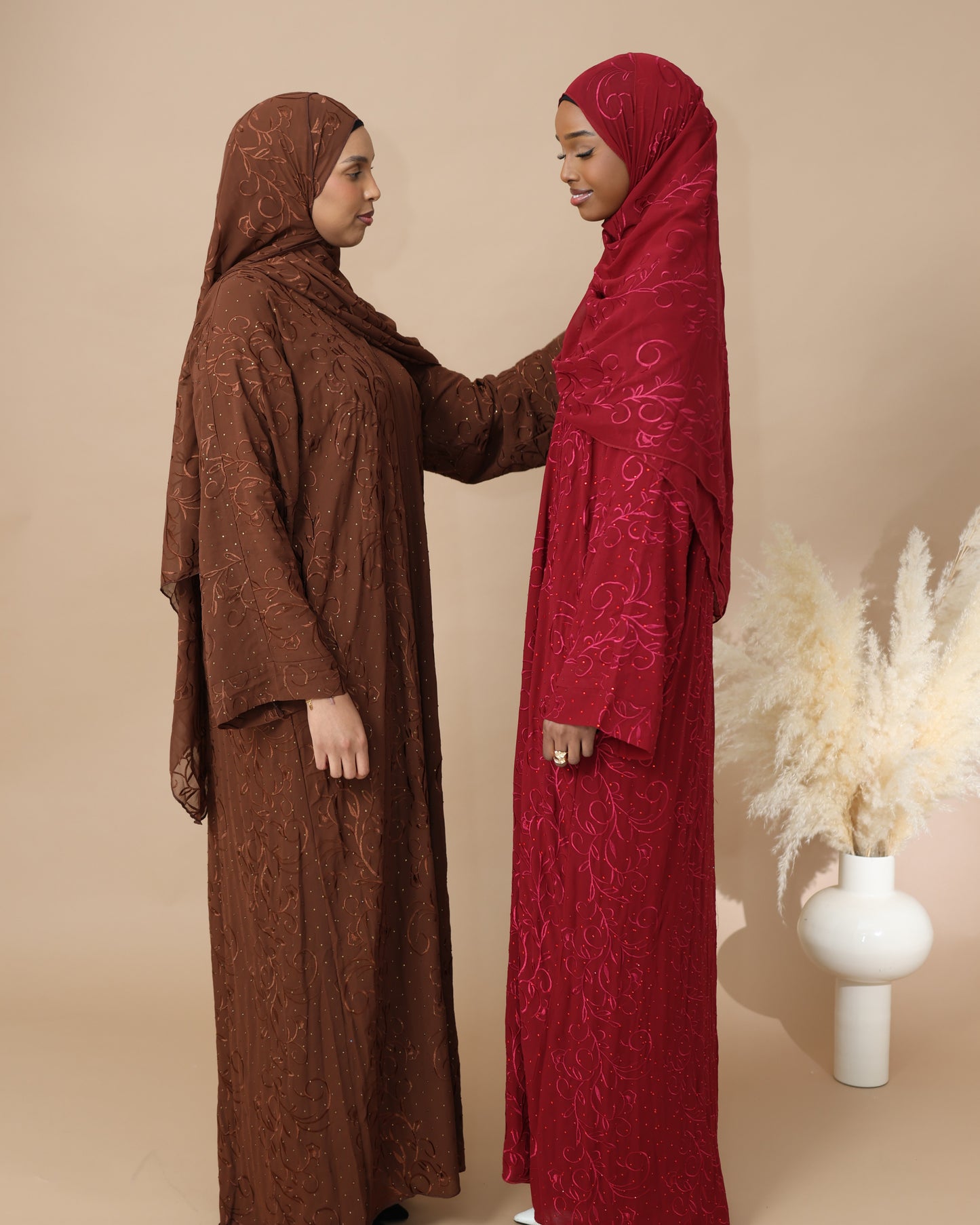 Blossom Open Abaya
