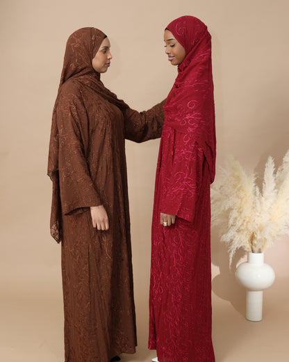 Blossom Open Abaya