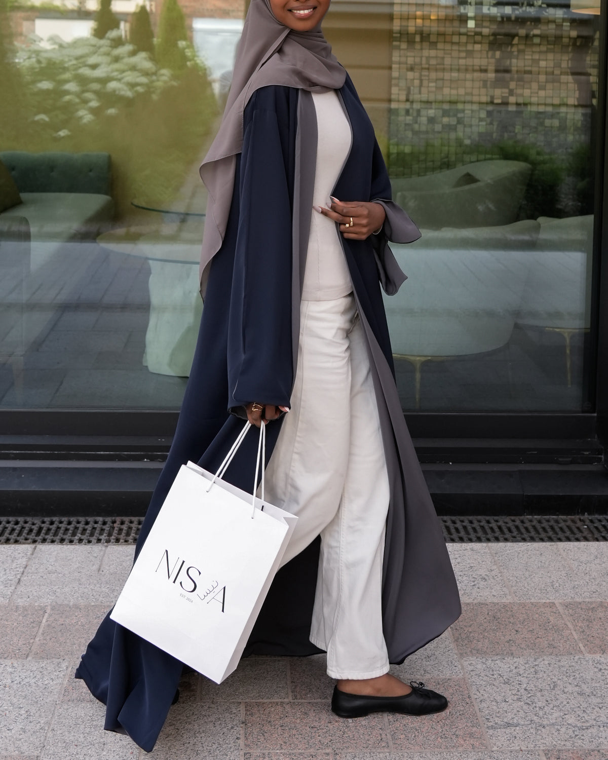GREY & NAVY BLUE (REVERSIBLE)